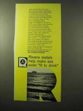 1964 Revere Copper and Brass Ad - Sea Water to Drink picture