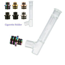 1x Glass Twisty Blunt Bubbler Kit Tobacco Pipes Mini Smoking Pipe Bubbler Set picture