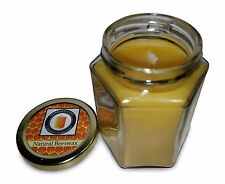 100 Percent  Pure Beeswax Jar Candle, 12 oz, Natural Honey Scent picture