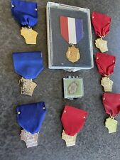 Vintage BROOKFIELD EAST WI High School Band Medals...WSMA* Lot Of 9 * picture