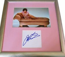 Joan Collins autographed signed autograph custom framed with vintage 8x10 photo picture