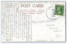1911 Greetings From Orient Oklahoma OK Flowers Dove Spaulding IA DPO Postcard picture