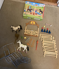 Huge SCHLEICH Horses FENCES Paddock EXTRA PARTS Pieces & Box ~ #42481 picture
