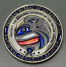DOJ FBI National Security Branch Challenge Coin picture