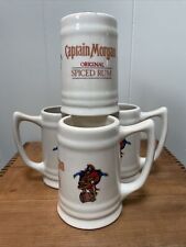 Set of 4 Vintage Captain Morgan Original Spiced Rum Tankards picture