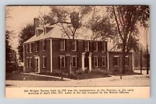 MA-Massachusetts, Old Wright Tavern Built in 1747, Vintage Postcard picture