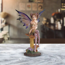 Golden Fairy with Clear Wings Statue 8