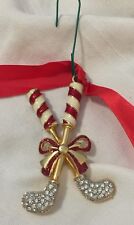 Novika Golf Christmas Ornament Candy Cane Clubs Holiday Tree Decor Gift picture