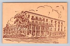 Lebanon OH-Ohio, Golden Lamb Hotel, Advertising, Vintage Souvenir Postcard picture