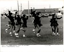 LG13 1979 Original Photo NORTH EAST CHEERLEADERS Oakland Park Athletic Field picture