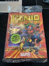 GENIO CARDS THE OFFICIAL CARD COLLECTOR ALBUM PURPLE PAPERBACK NEW SEALED MARVEL picture