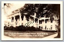 Real Photo 1937 The Avon Inn At Avon Co New York Livingston Cty NY RP RPPC H129 picture