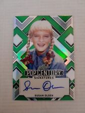 Susan Olsen /6 Green Autograph Card 2022 Leaf Pop Century The Brady Bunch picture