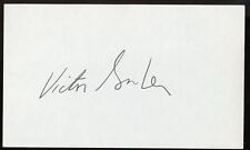 Victor Garber signed autograph auto 3x5 Cut Canadian Actor on Stage & Screen picture
