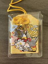Omamori charm - Charm For Good Luck- Gold - Koi Fish picture