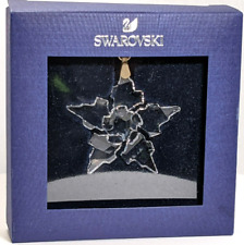 Swarovski 2021 Small Snowflake Christmas ORNAMENT Clear 5574358 Genuine MiB picture