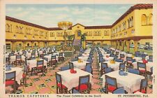 Tramor Cafeteria, St. Petersburg, Florida, Early Linen Postcard, Unused  picture