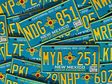 10 New Mexico Turquoise License Plates picture