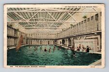 Seaside OR-Oregon, The Natatorium, Antique, Vintage c1931 Postcard picture