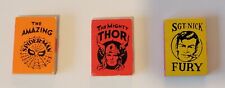 1966 Marvel Mini Book Lot 3: Amazing Spider-man, Thor, SGT. FURY Gumball Machine picture