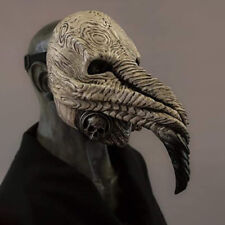 Plague Doctor Patterned Bird Beak Mask Steampunk Halloween Cosplay Props picture