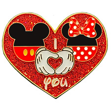 EL8-017 I Love You Mouse Pin inspired by Mickey picture