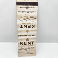 Vintage Matchcover Kent Micronite Filter Cigarettes Tobacciana picture