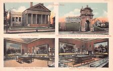 4 Views of Plymouth, Massachusetts, Very Early Postcard, Unused picture