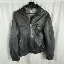 Algerian War 1960s French Air Force Leather Flight Jacket Japa  picture