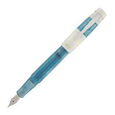 Opus 88 Koloro Fountain Pen in White and Blue - Medium - NEW in Box picture