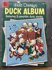 Four Color #611 VG walt disney's duck album - golden age dell comics 1954 picture