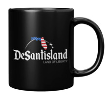 DeSantisland Ron DeSantis Florida Land of Liberty BLACK Mug picture