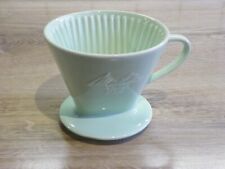 VTG 60's. Coffee Dripper No. 102 by Melitta, Pale Green Porcelain Design Pop Art picture