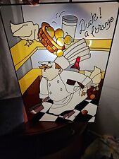 Stained Glass Chef In Kitchen With Ducks 