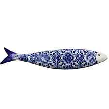 Blue Tile Azulejo Decorative Ceramic Portuguese Sardine picture