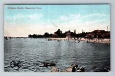 Stamford CT-Connecticut, Shippan Beach, Antique, Vintage c1906 Souvenir Postcard picture