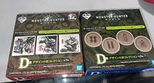 Monster Hunter World Ichibankuji Dprize Design Small Plate Collection 4 Types Se picture