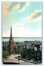 1909 Overlooking The St. Lawrence River Brockville Canada Antique Postcard picture