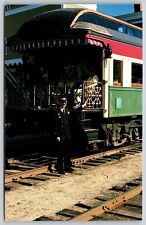 Postcard Conway Scenic RR North Conway NH Conductor Gertrude Emma U123 picture