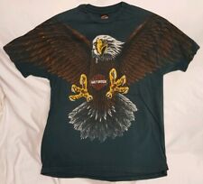 Vintage Mens XL Harley Davidson Motorcycle T-Shirt 90s All Over Screenprint picture