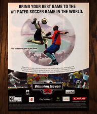 World Soccer Winning Eleven 9 - Konami Game Print Ad / Poster Promo Art 2006 picture