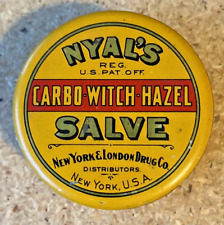 Vintage NYAL’S NYAL Carbo - Witch - Hazel SALVE Tin Can New York picture