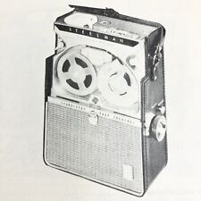 Vintage 1959 Steelman Recorder Transitape 2-7111 Wire Schematic Service Manual picture