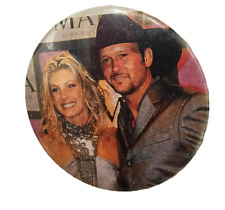 Tim McGraw Faith Hill Pin 90's Country Music Legend Lapel Hat Pin 1990's Concert picture