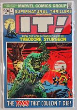 Supernatural Thrillers #1 1972 Marvel Comic Book Theodore Sturgeon It Bright picture