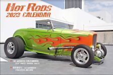CHEAP GIFT  HOT ROD CARS 2023 WALL CALENDAR MSRP $25.99 ford chevy dodge picture