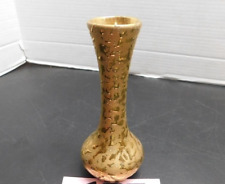 1960's HOLLYWOOD REGENCY BRIGHT WEEPING VASE GOLD 22 kt picture