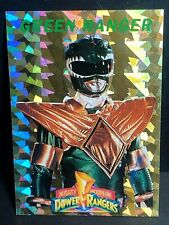 Green Power Ranger Rare MMPR Power Rangers Gold Foil Trading Card HTF  L2 picture