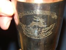 Mitchells & Butlers Ltd. Deers Leap 1/2 pt Silver Plated Cup - RARE  BEER Mug  picture