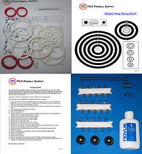 1981 Stern Lightning Pinball Machine Tune-up Kit - Includes Rubber Ring Kit picture